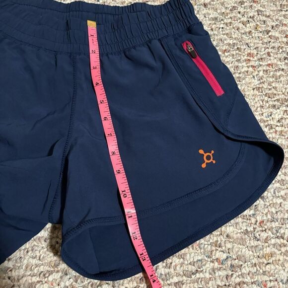 Orangetheory Fitness OTF Navy Blue Running Shorts Lined- Size XS - Picture 5 of 9